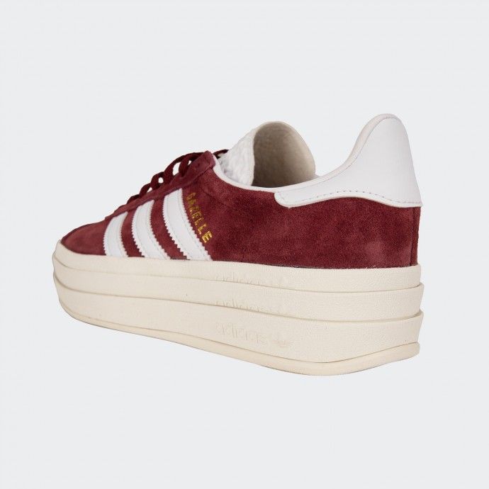 Adidas Gazelle Bold Burgundy Red Women Sneakers