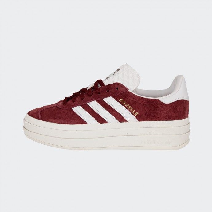 Adidas Gazelle Bold Burgundy Red Women Sneakers