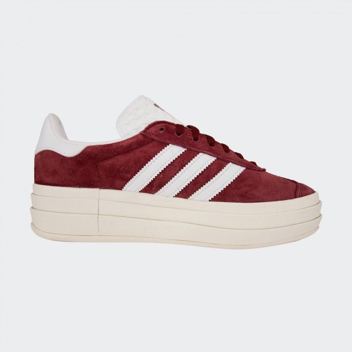 Adidas Gazelle Bold Burgundy Red Women Sneakers