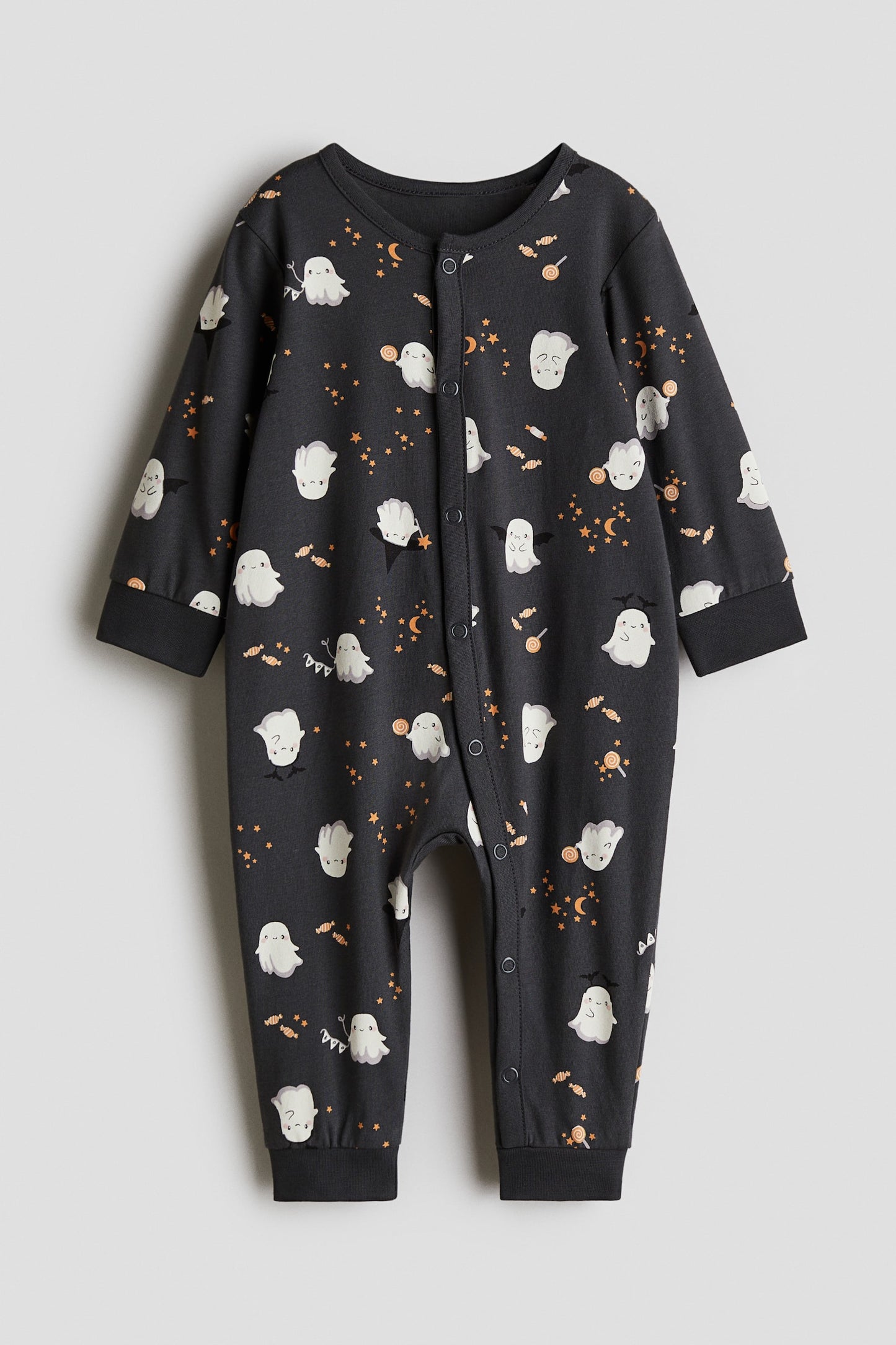 Patterned Pajama Jumpsuit