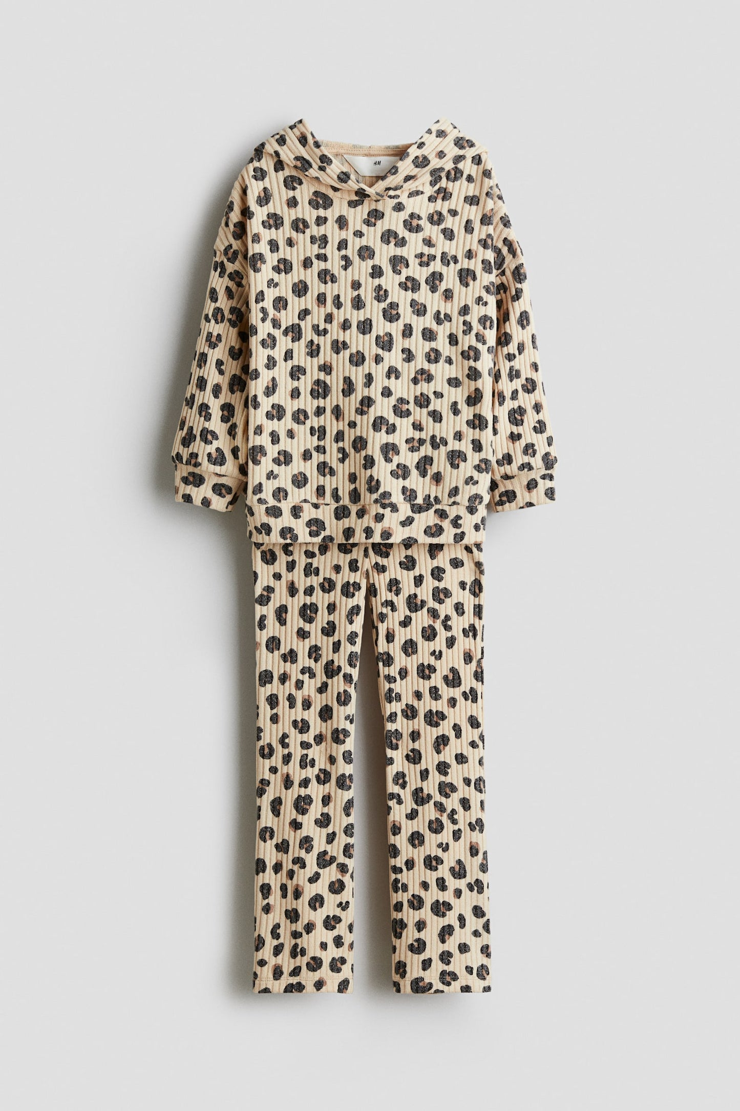 2-Piece Brushed Rib-Knit Set