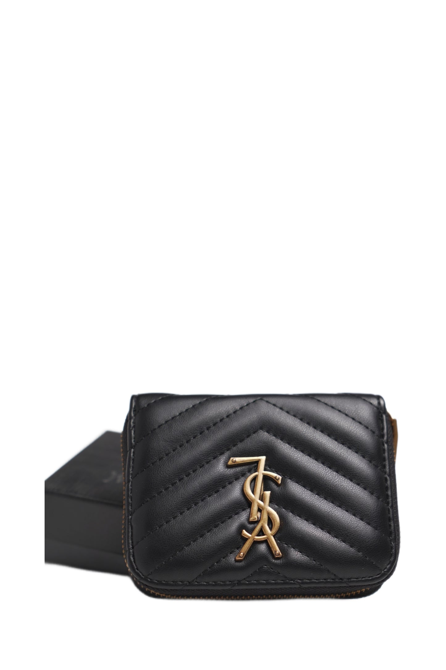 Saint Laurent Monogram Compact Zip Around