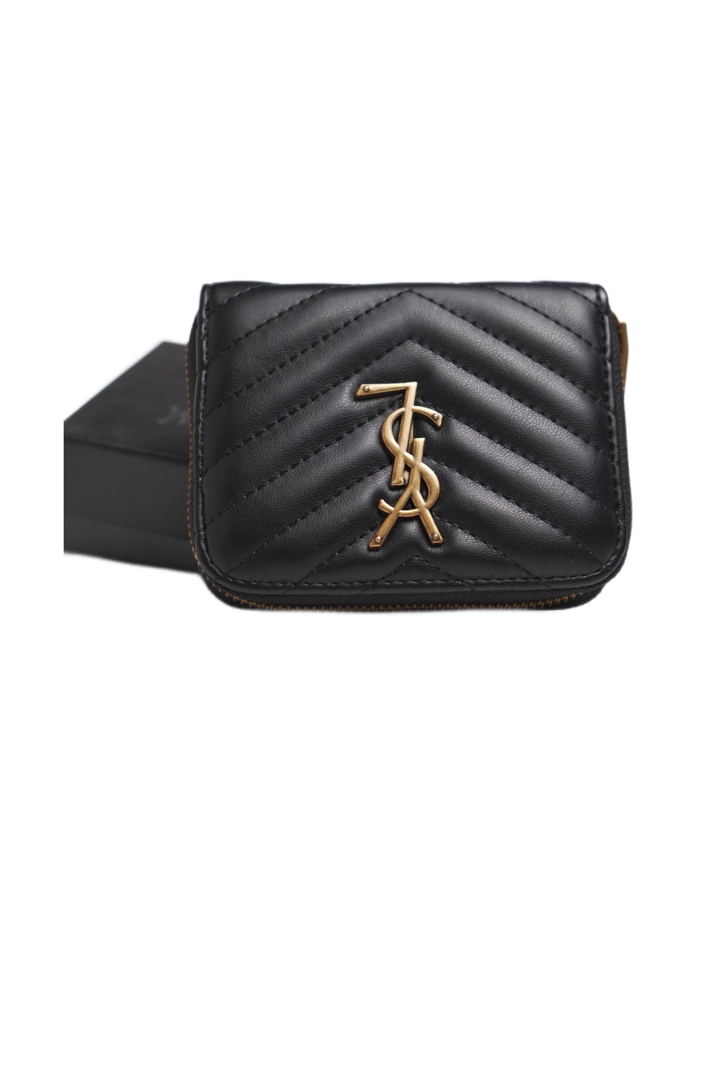 Saint Laurent Monogram Compact Zip Around
