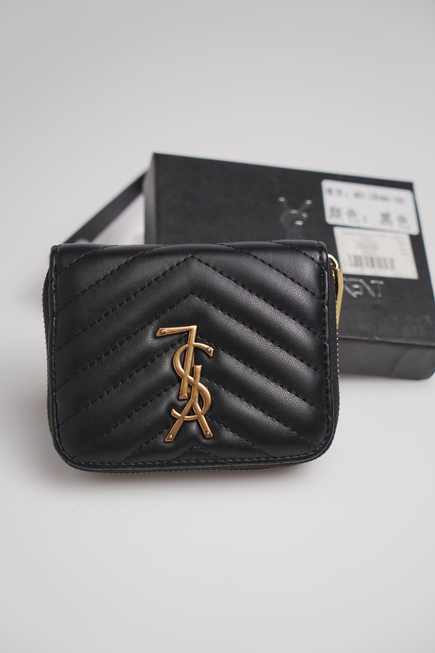 Saint Laurent Monogram Compact Zip Around
