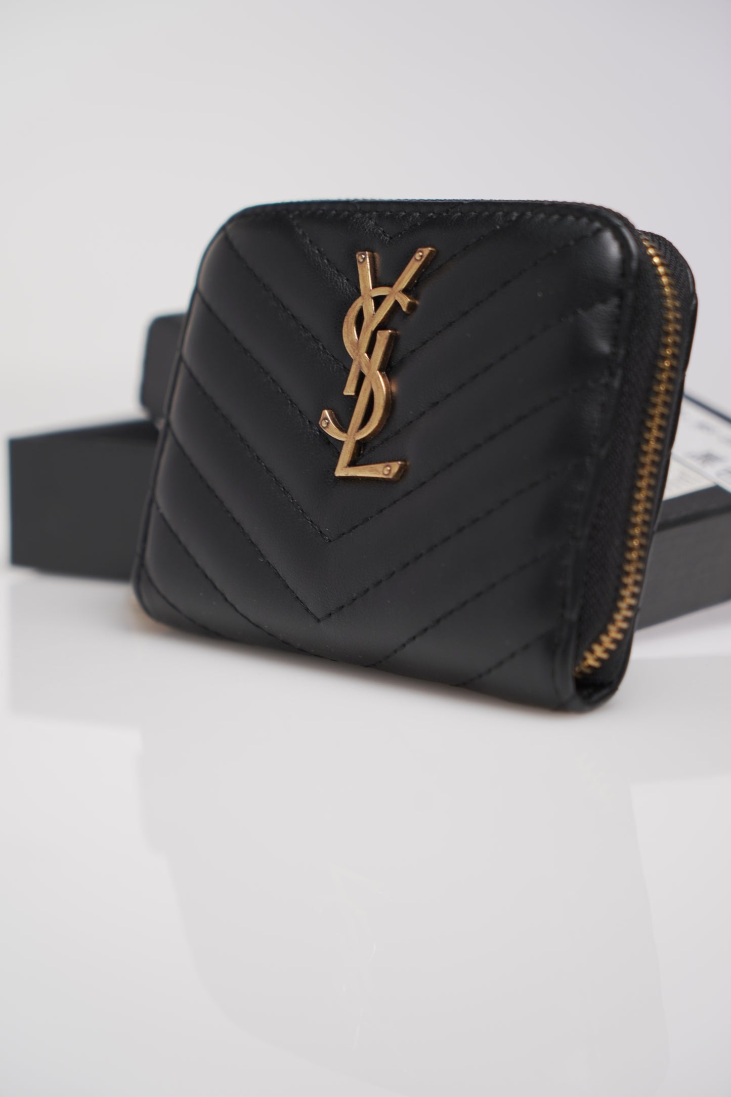 Saint Laurent Monogram Compact Zip Around