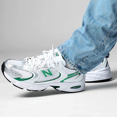 New Balance 530 White Nightwatch Green
