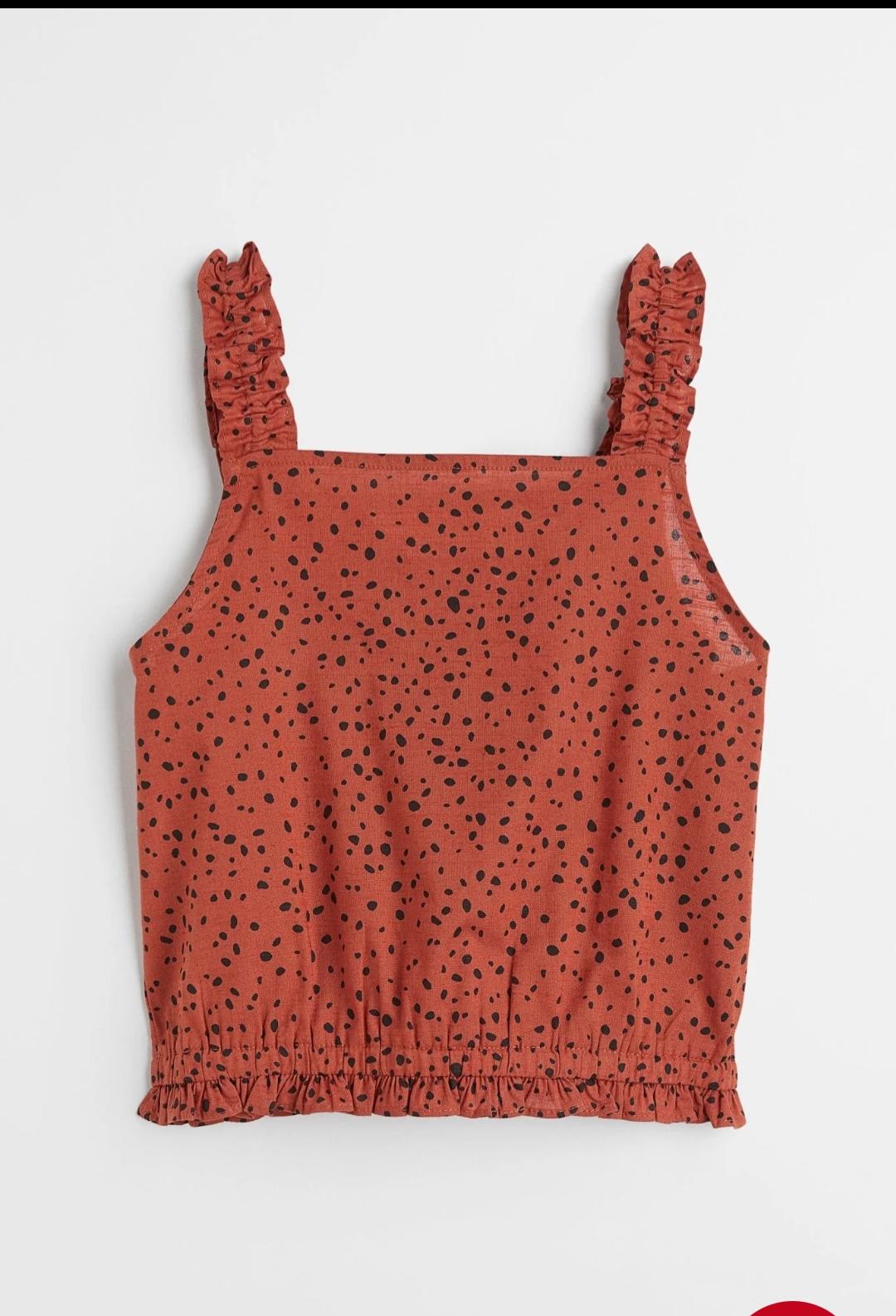 Cropped Sleeveless Top In Woven Fabric