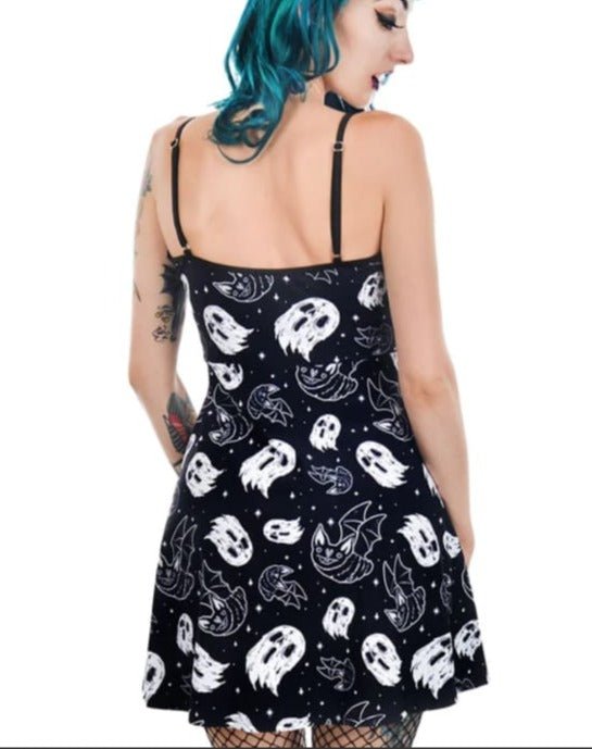 Black And White Holloween Dress For Women - BEAUTY BAR