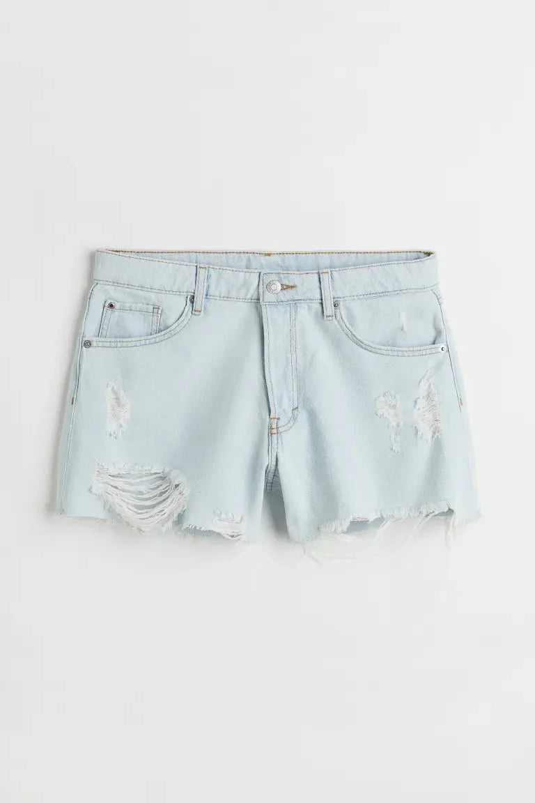 H&M 90's Boyfriend Low Denim shorts - BEAUTY BAR