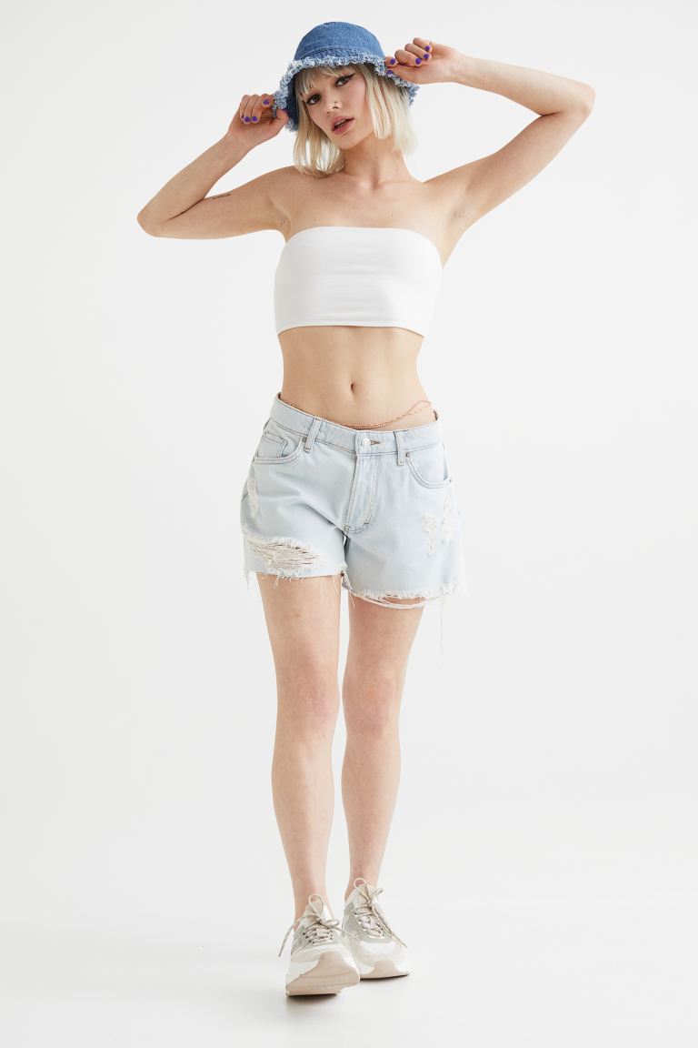 H&M 90's Boyfriend Low Denim shorts - BEAUTY BAR