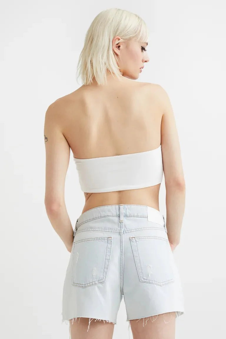 H&M 90's Boyfriend Low Denim shorts - BEAUTY BAR