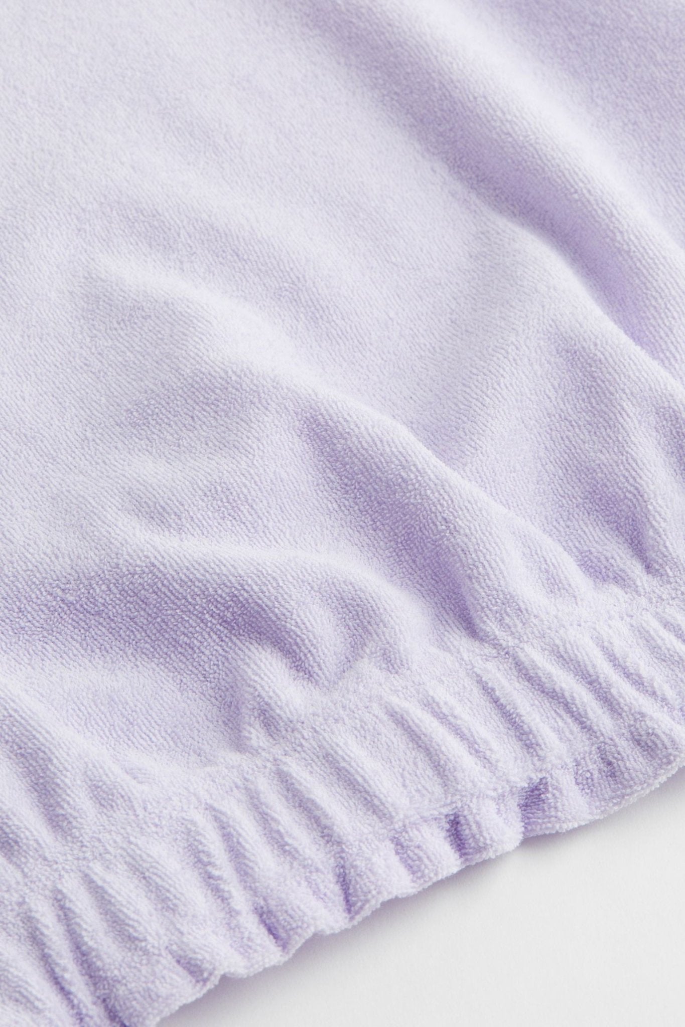 H&M Cropped Terry Vest Top Light Purple - BEAUTY BAR