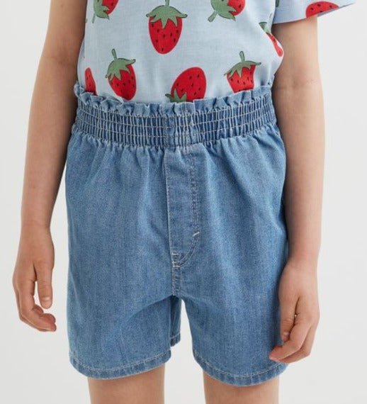 H&M Denim Shorts Denim Blue - BEAUTY BAR