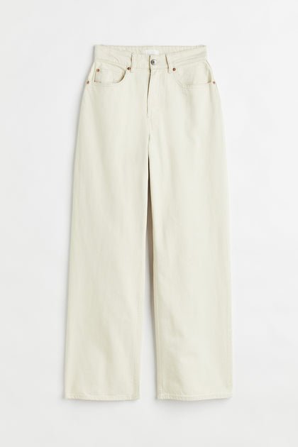 H&M Loose Straight High Jeans - BEAUTY BAR