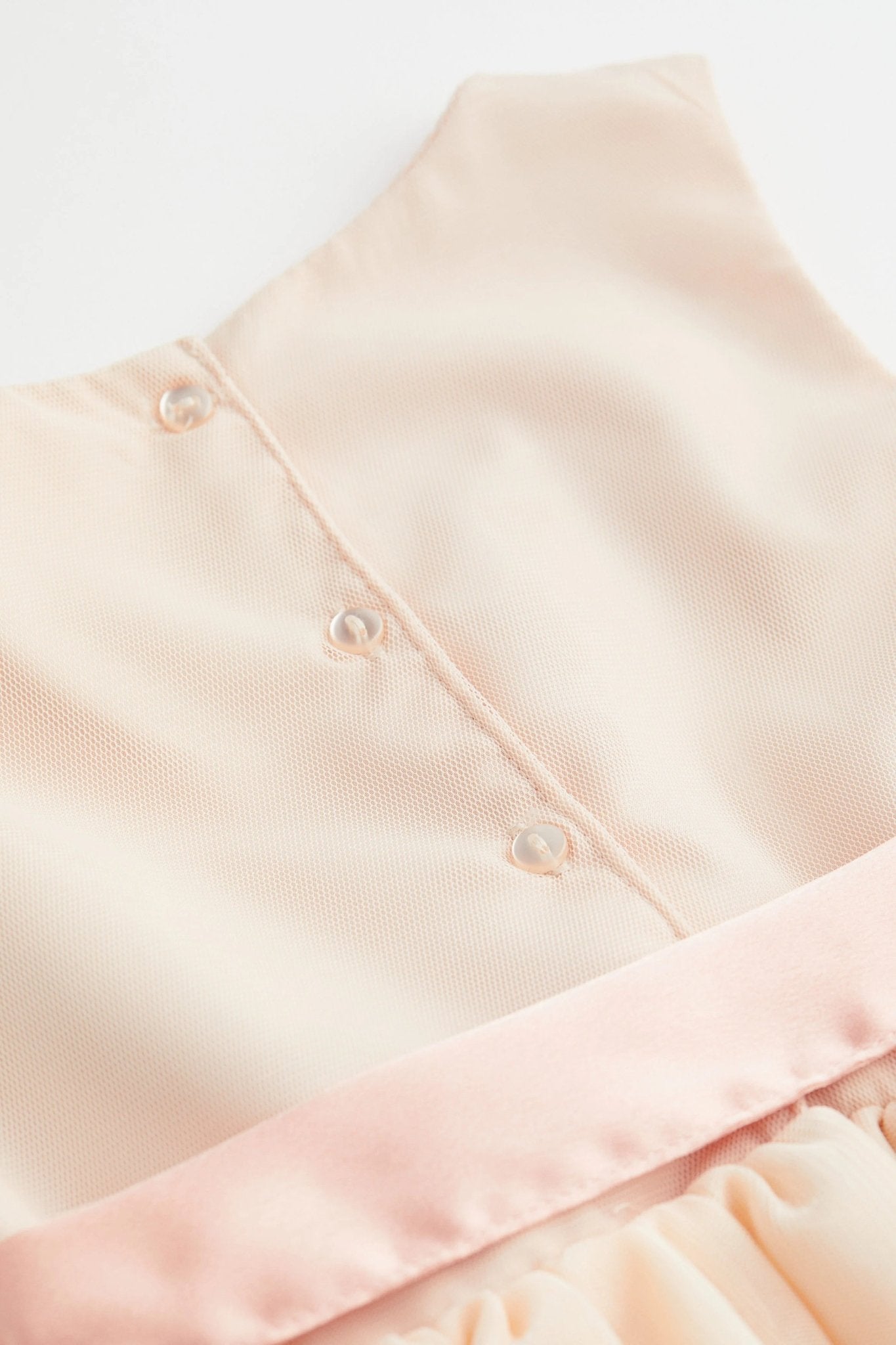 H&M Sequined Tulle Dress Apricot - BEAUTY BAR