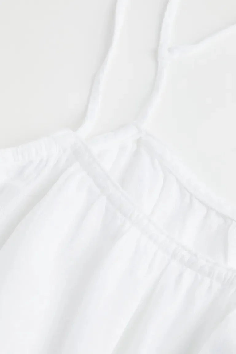 H&M Strappy Top White - BEAUTY BAR