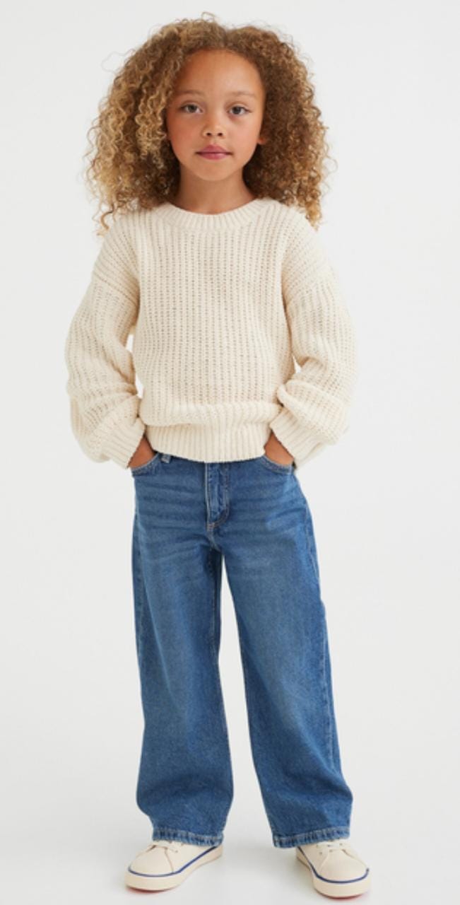H&M Wide Leg Ankle Jeans - BEAUTY BAR