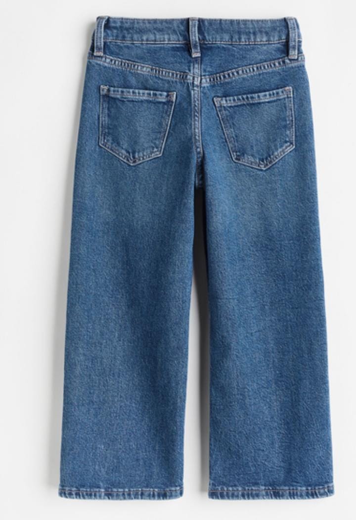 H&M Wide Leg Ankle Jeans - BEAUTY BAR
