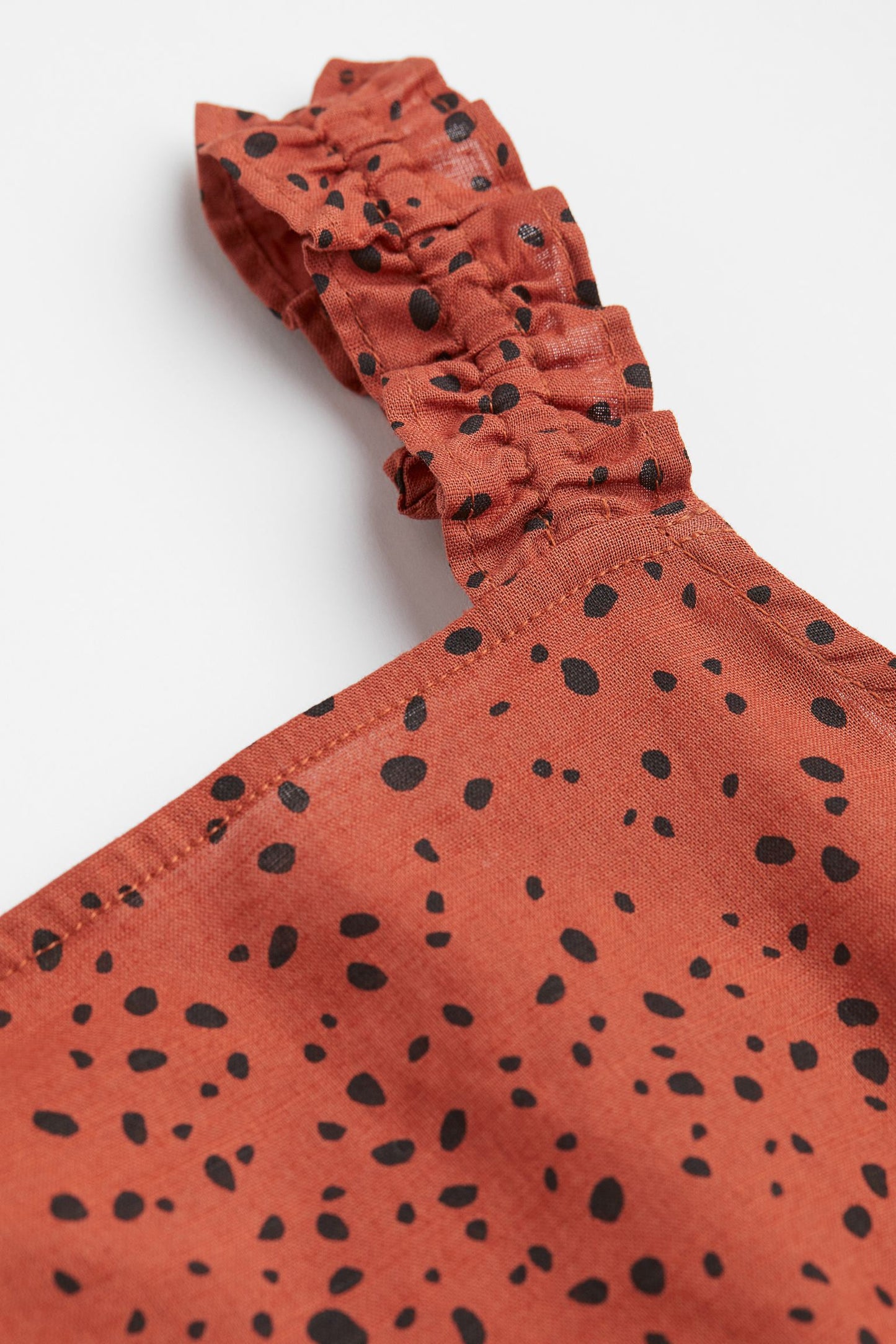 Cropped Sleeveless Top In Woven Fabric