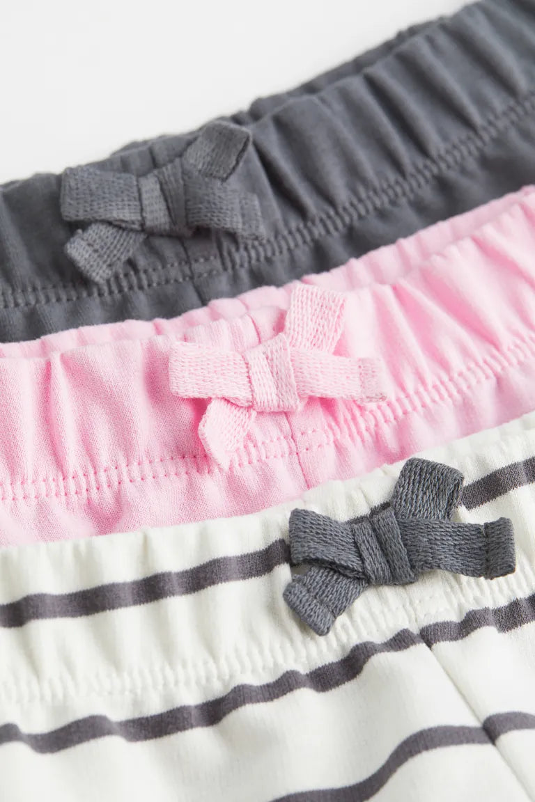 3-pack cotton shorts
