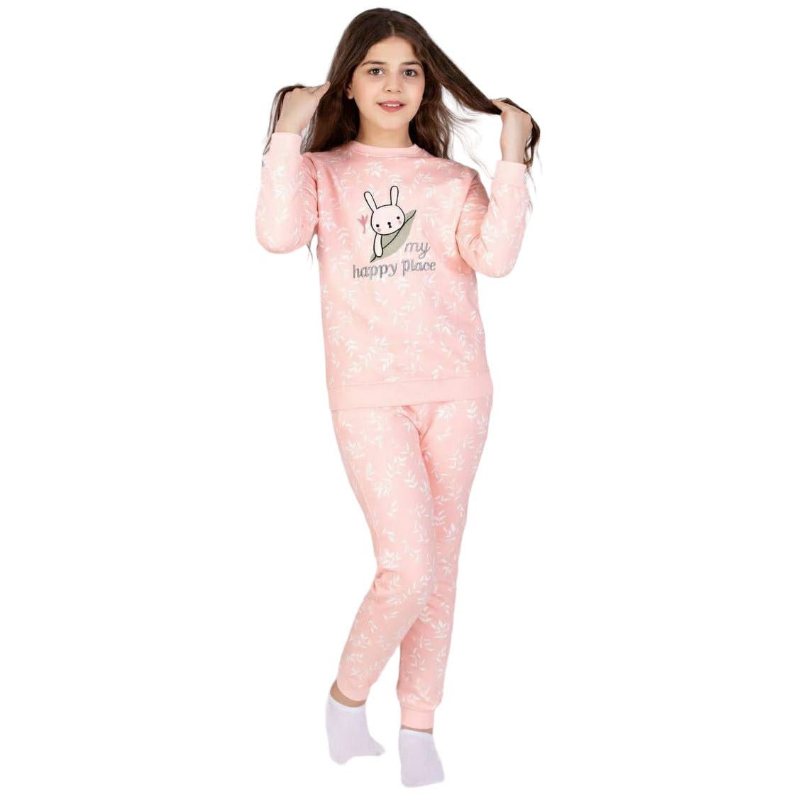 Long-Sleeve Fleece Pajama - BEAUTY BAR