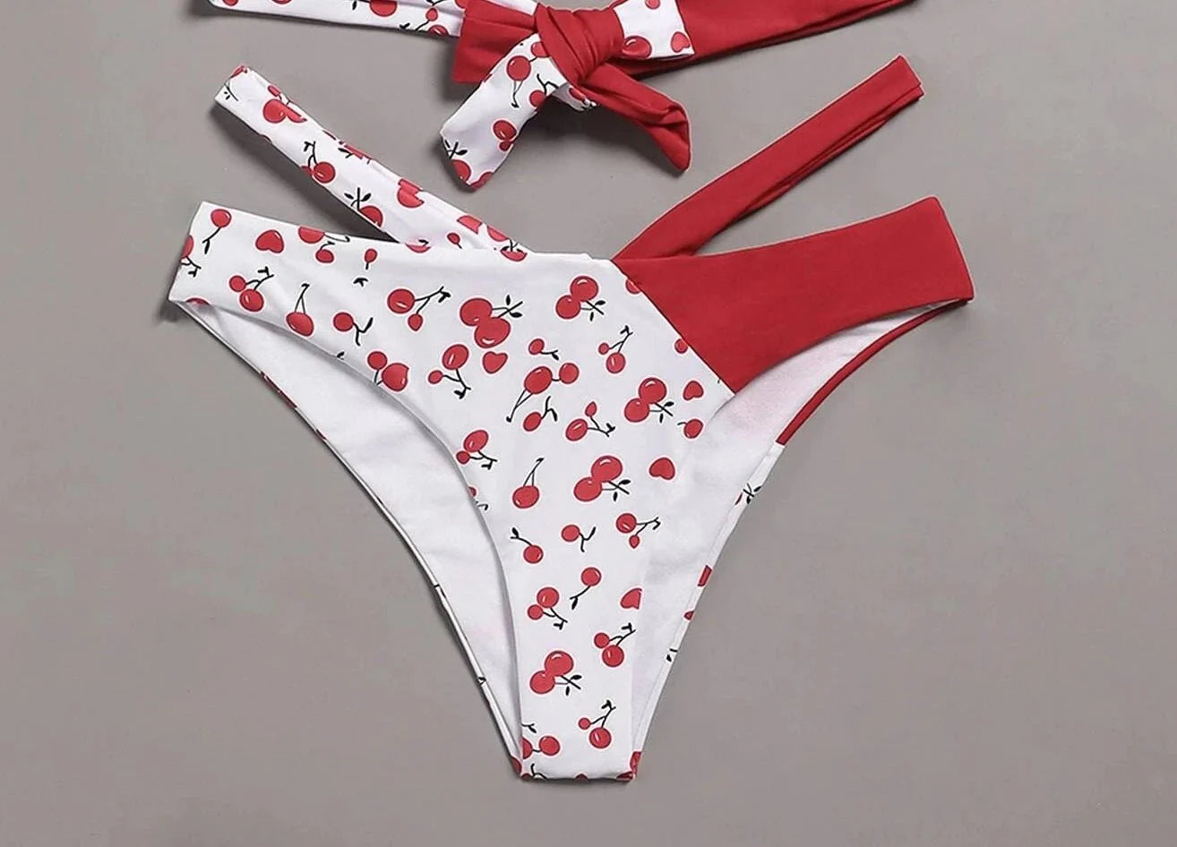 Red Cherry Bikini Two piece - BEAUTY BAR