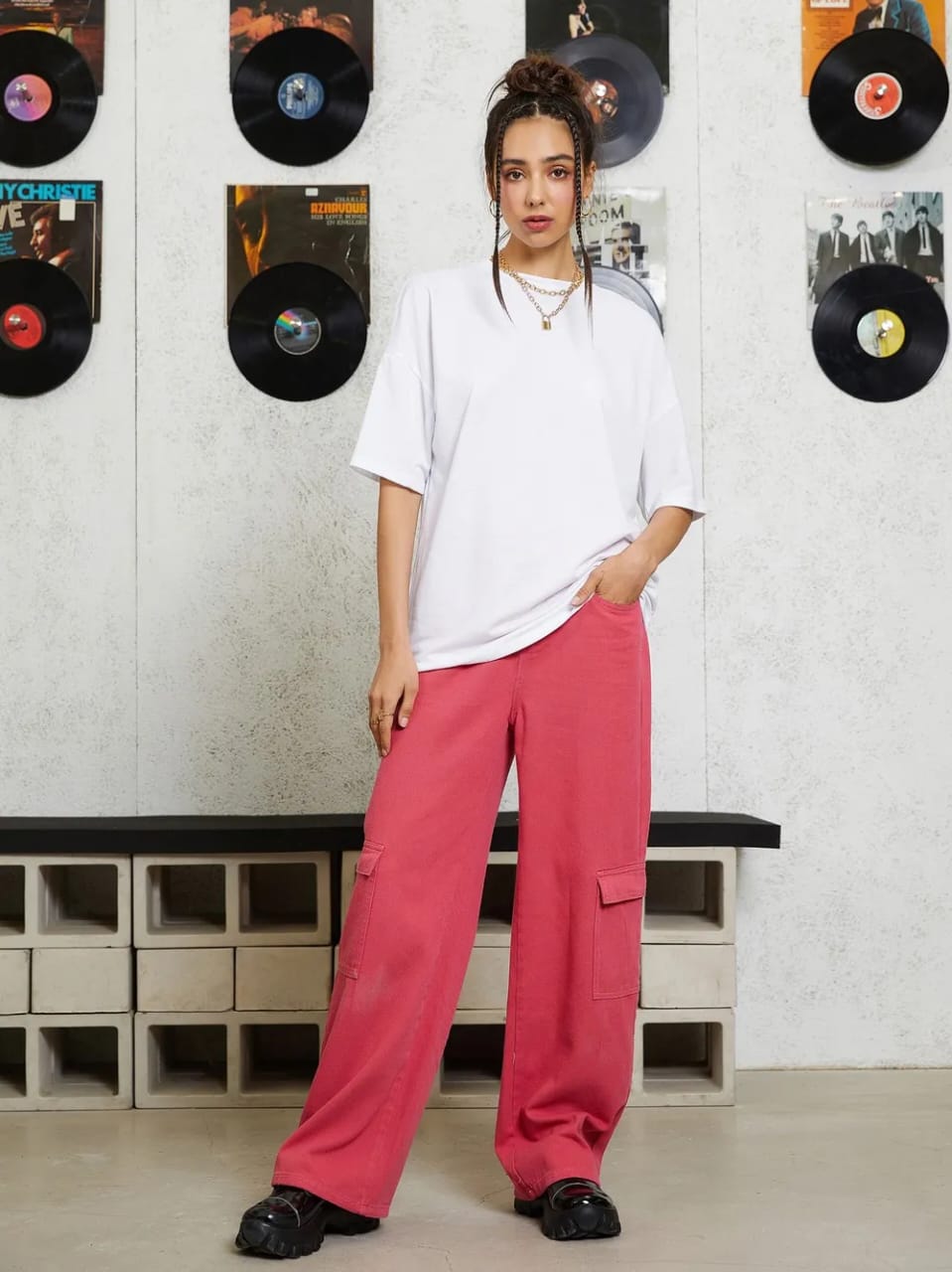 Women Letter Graphic Drop Shoulder Tee Shein - BEAUTY BAR