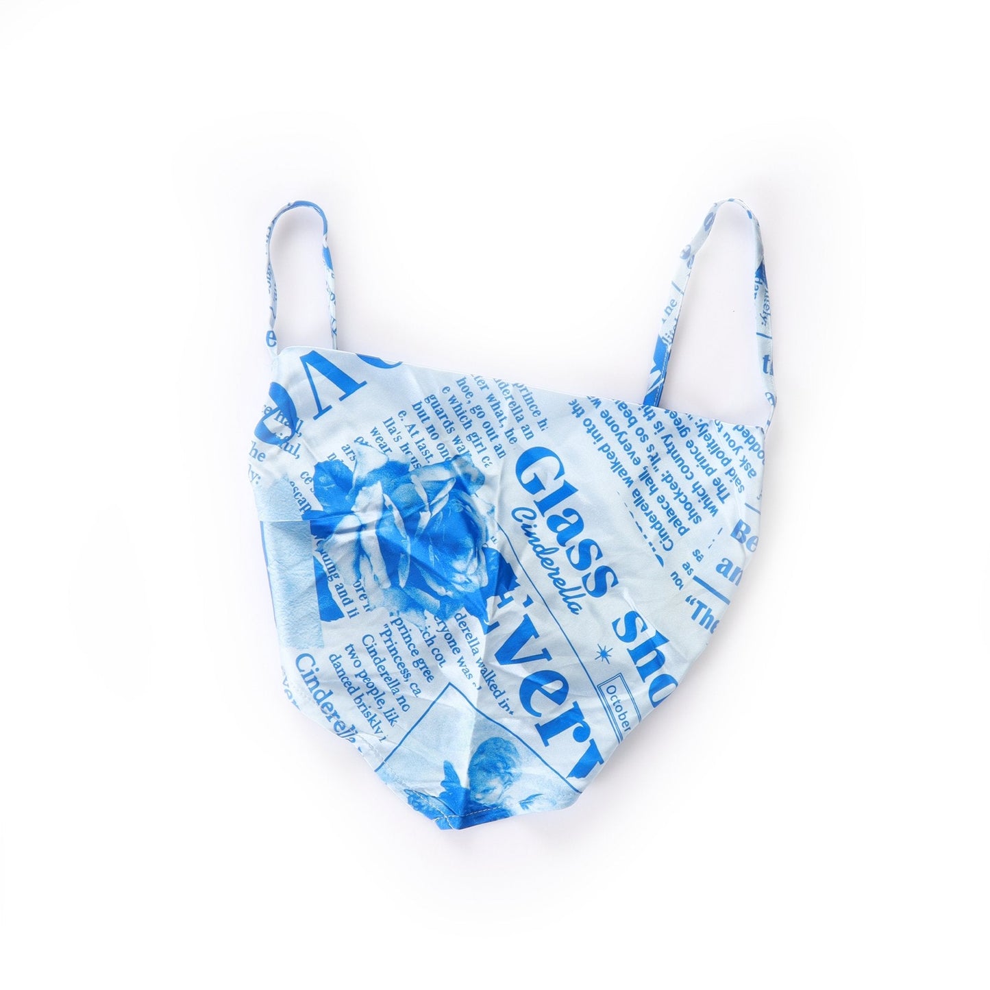 Women's Clothing In White And Blue With a Top Design - BEAUTY BAR