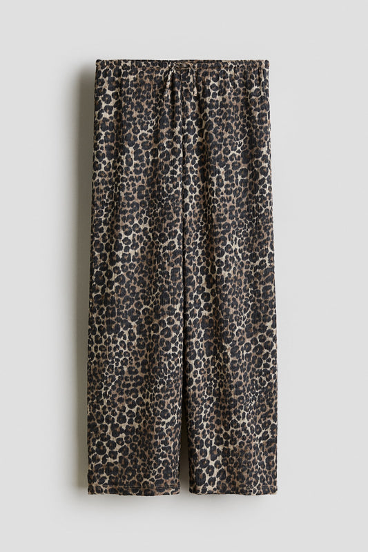 Textured Jersey Pants