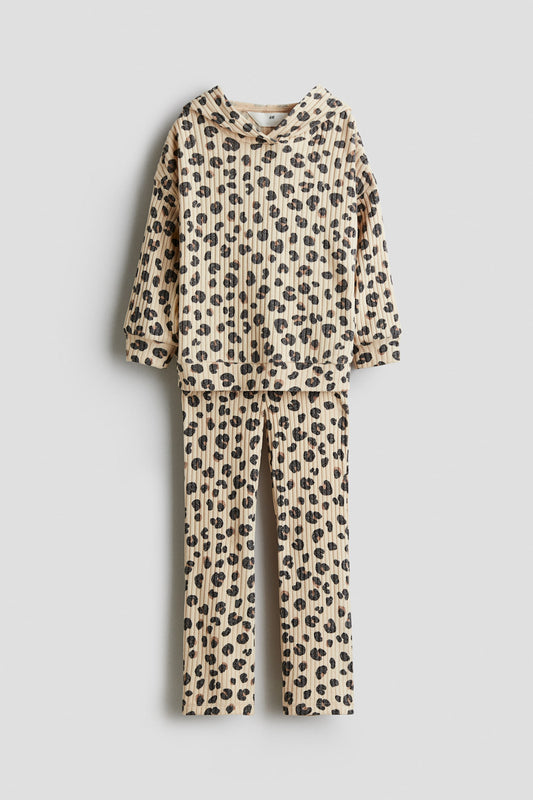 2-Piece Brushed Rib-Knit Set