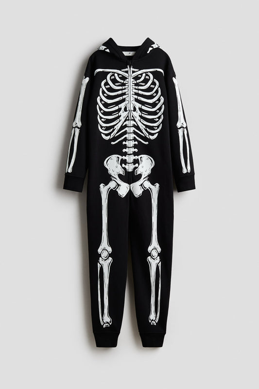 Hooded Sweatshirt Jumpsuit