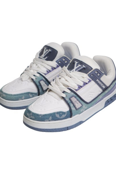 Louis Vuitton Sneakers White Blue