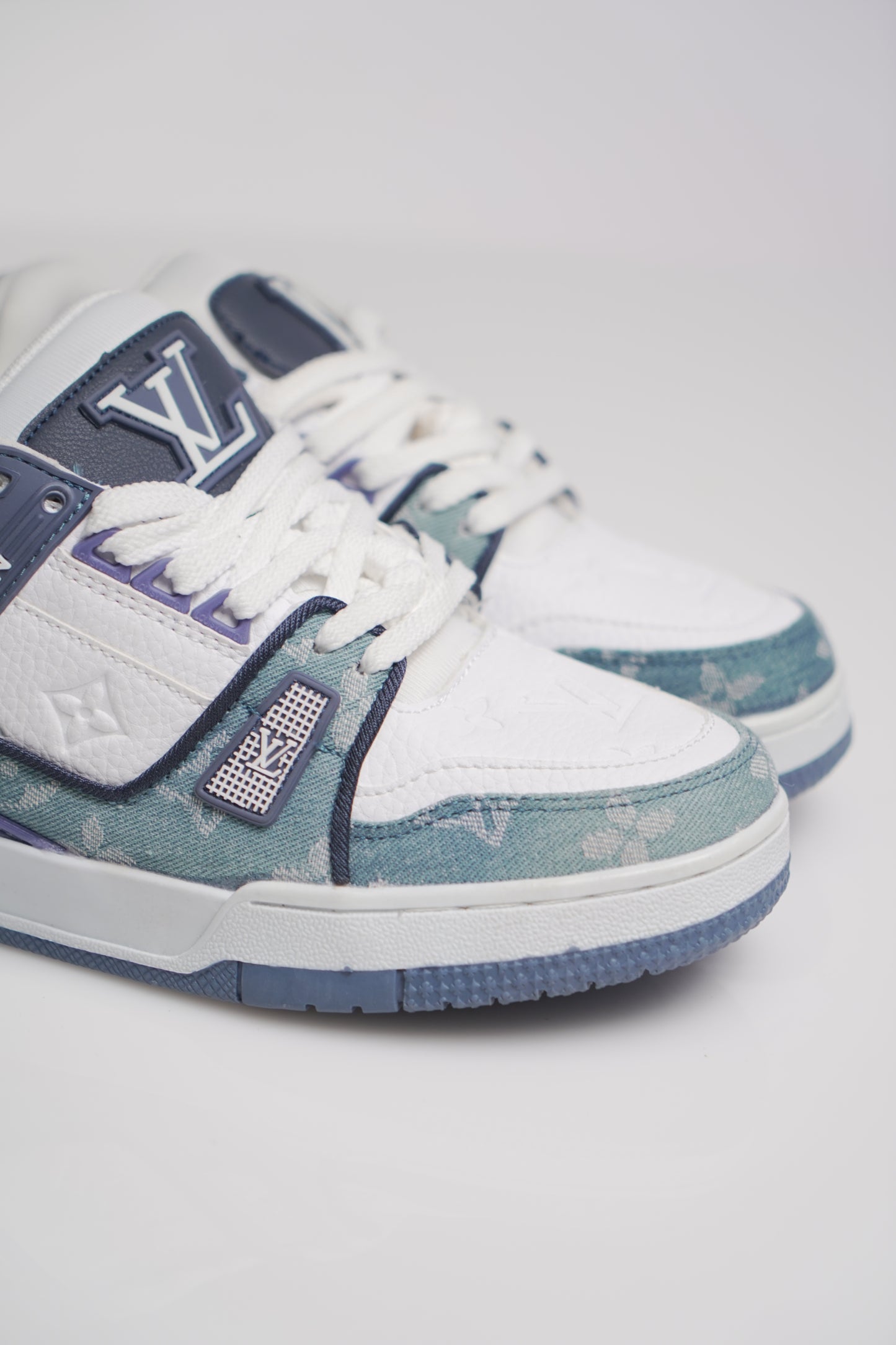 Louis Vuitton Sneakers White Blue