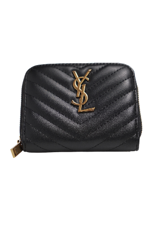 Saint Laurent Monogram Compact Zip Around