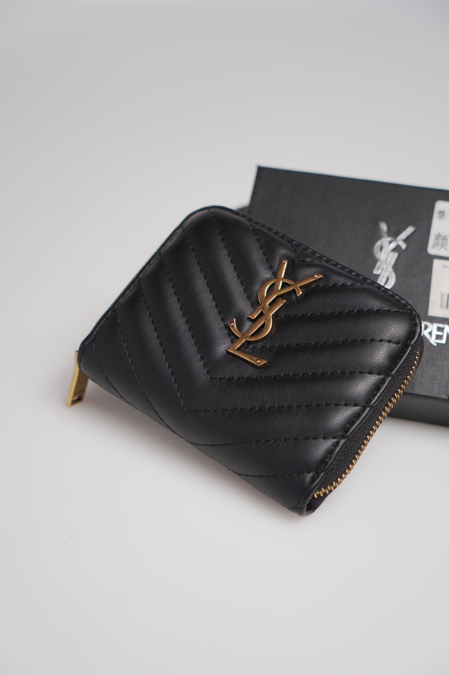 Saint Laurent Monogram Compact Zip Around