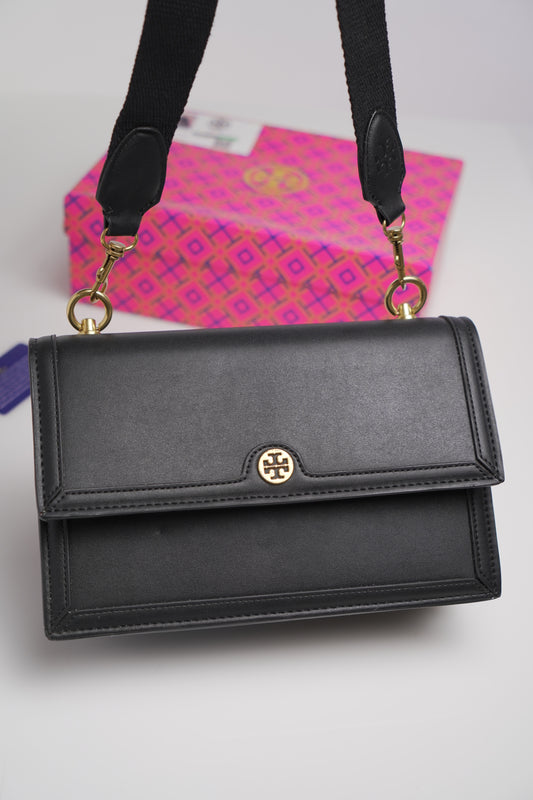 Tory Burch T Monogram Leather Shoulder Bag