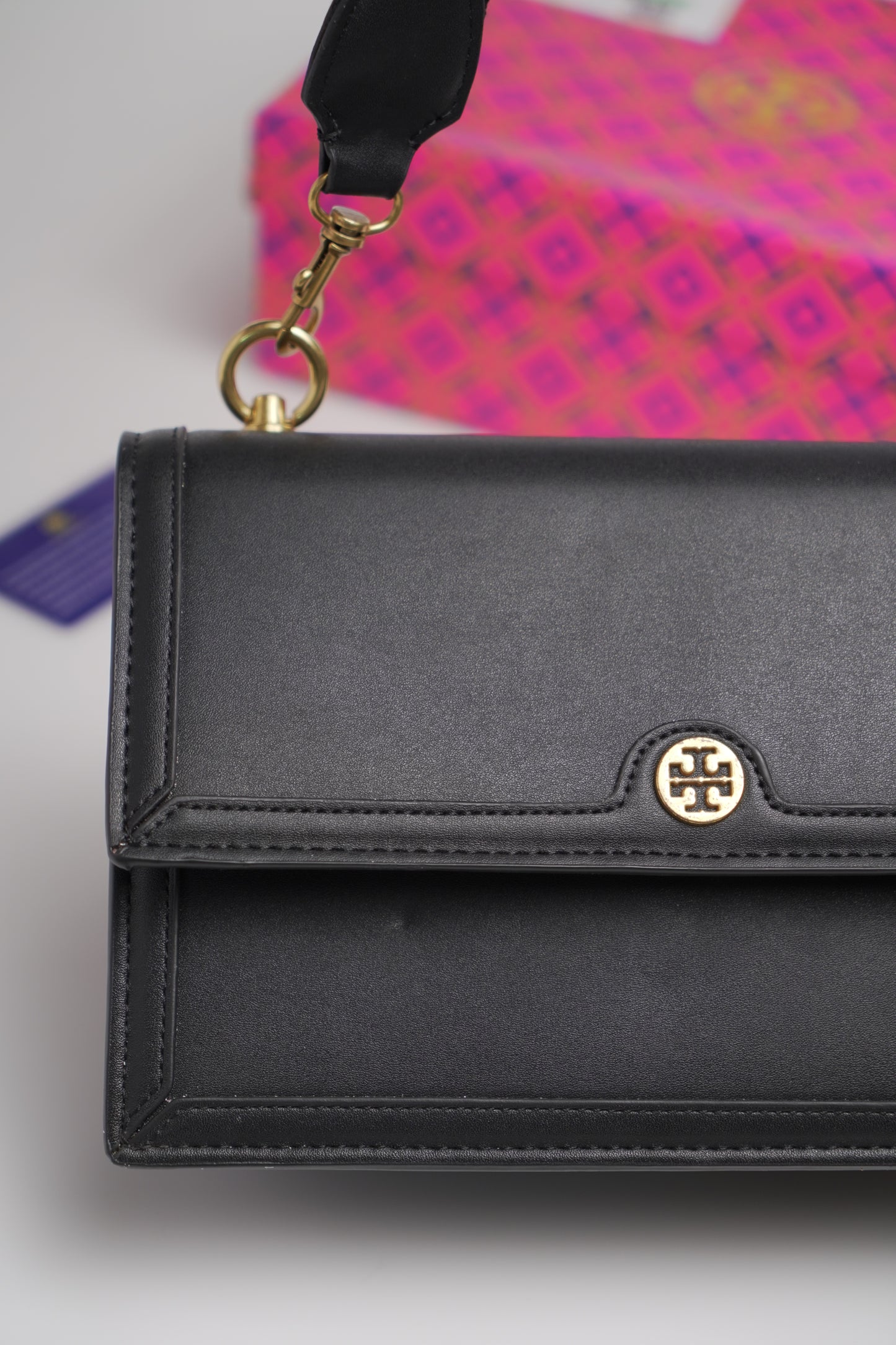 Tory Burch T Monogram Leather Shoulder Bag