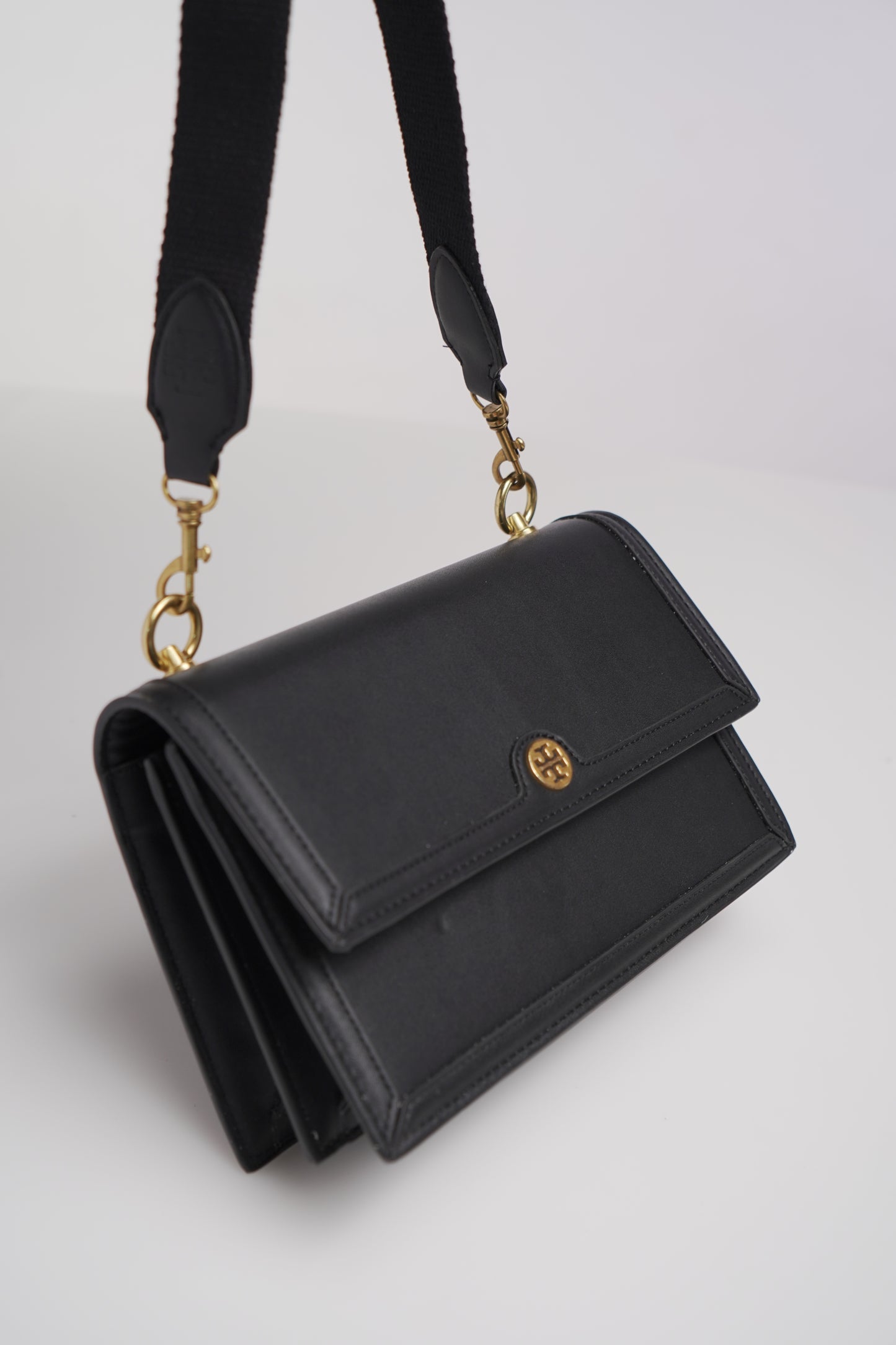 Tory Burch T Monogram Leather Shoulder Bag