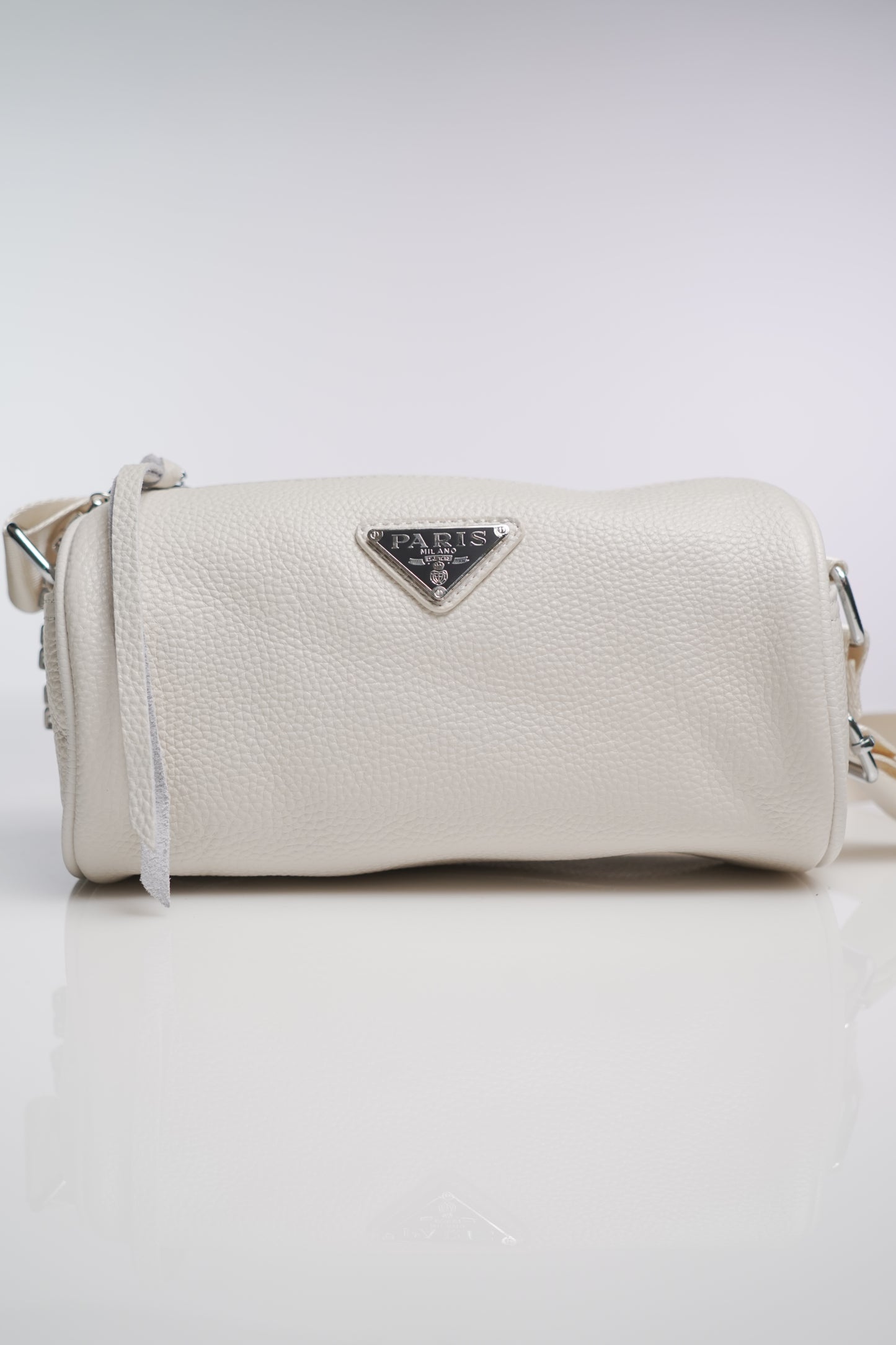 Prada Vitello Daino Soft Cross Body White