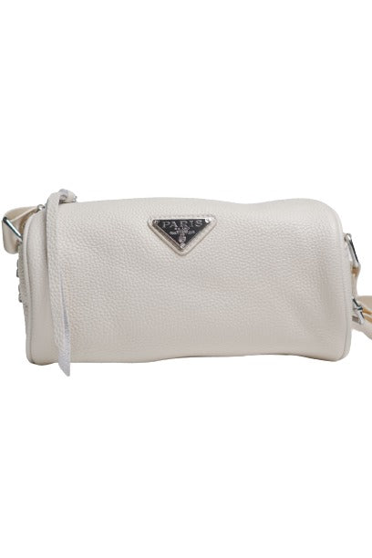 Prada Vitello Daino Soft Cross Body White