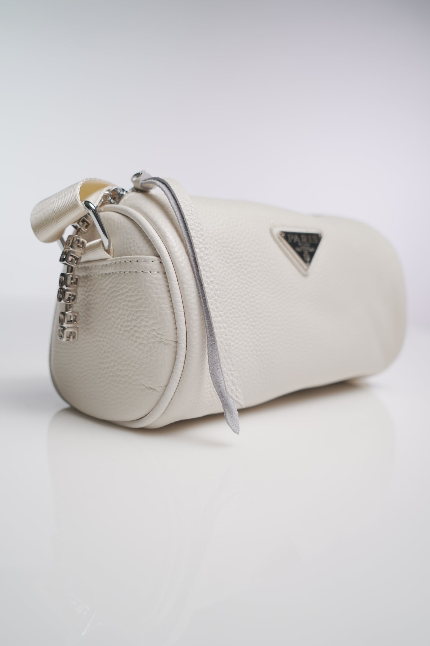 Prada Vitello Daino Soft Cross Body White