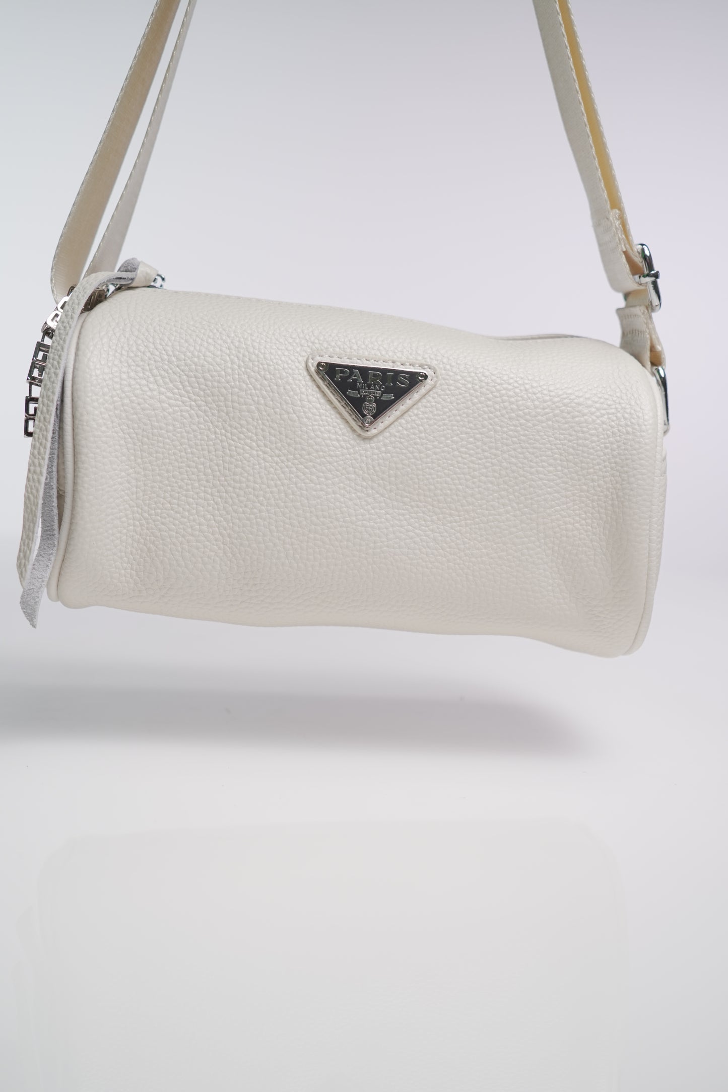 Prada Vitello Daino Soft Cross Body White