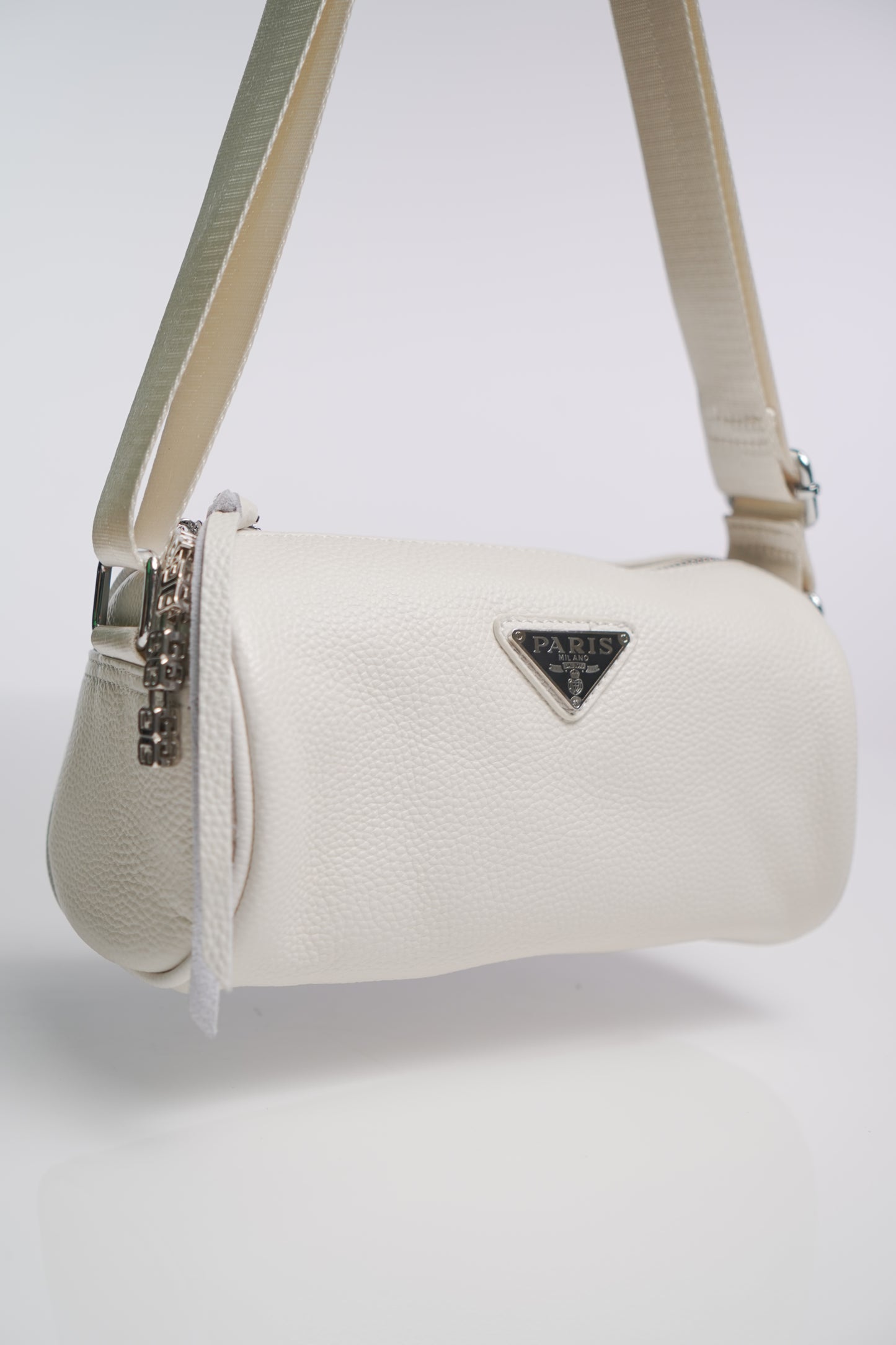 Prada Vitello Daino Soft Cross Body White