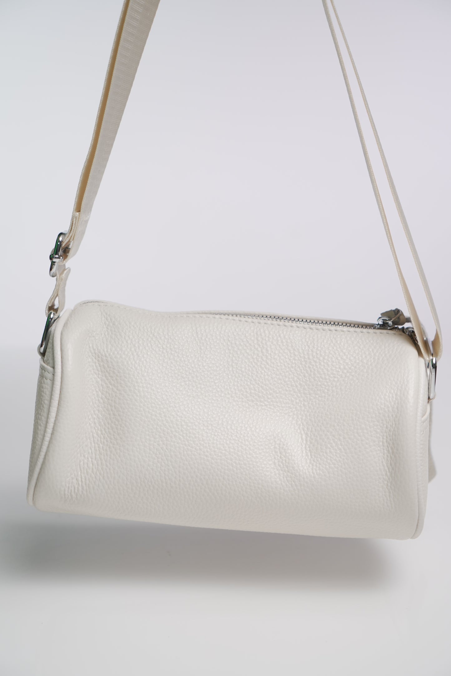 Prada Vitello Daino Soft Cross Body White