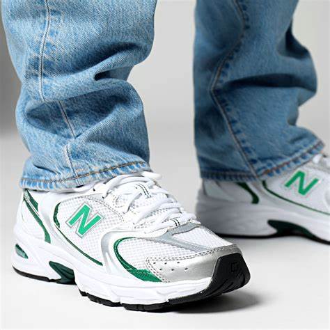 New Balance 530 White Nightwatch Green