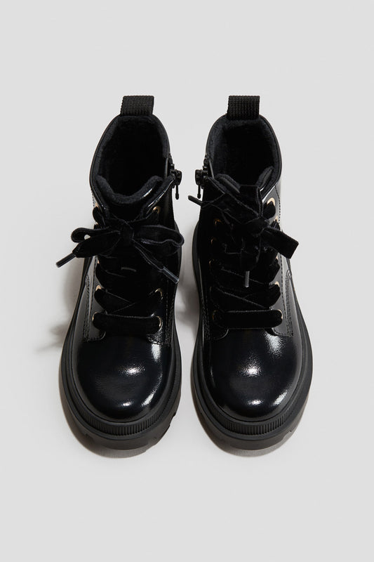 Lace-Up Boots