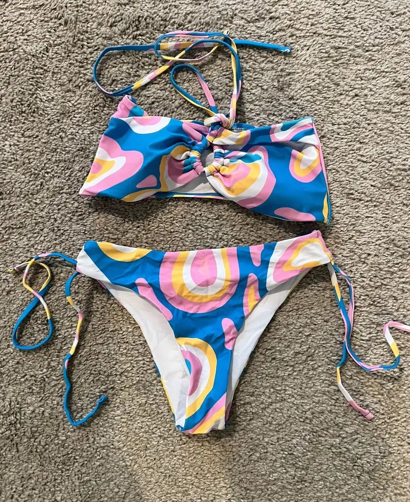 Bikini Multicolor Bathing Suit - BEAUTY BAR