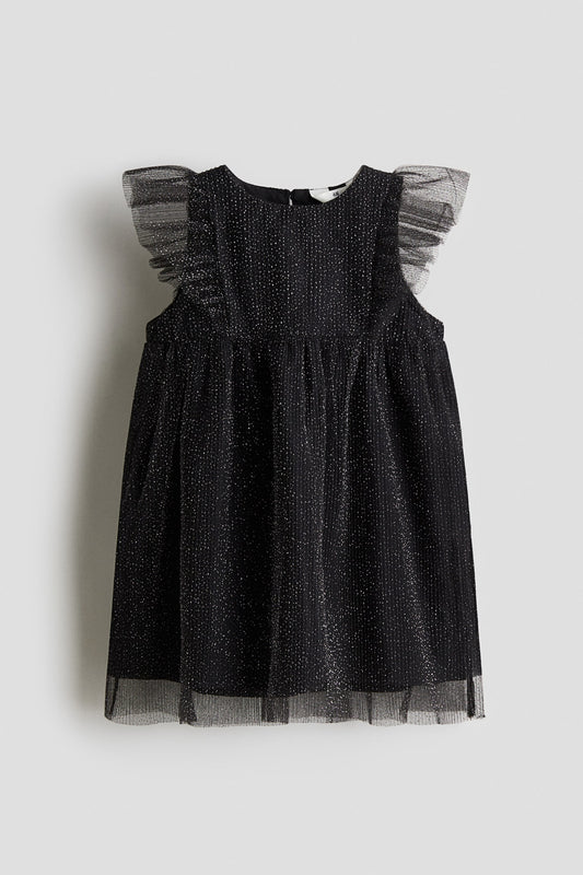 Flounced Tulle Dress