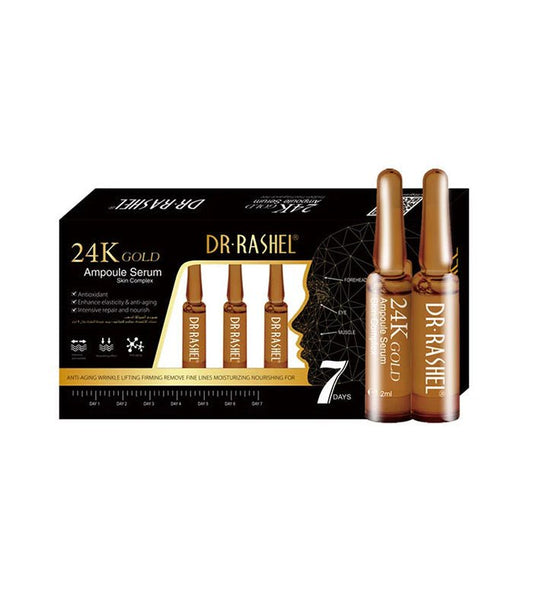 Dr.Rashel 24 Gold Ampoule Serum - 7 Ampoules x 2 ML - BEAUTY BAR