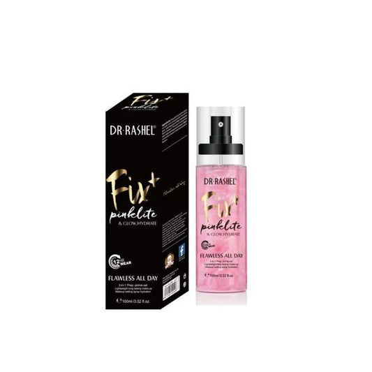 Dr.Rashel Fix Pinklite & Glow,Hydrate Mist Makeup Flawless All Day 100ml - BEAUTY BAR